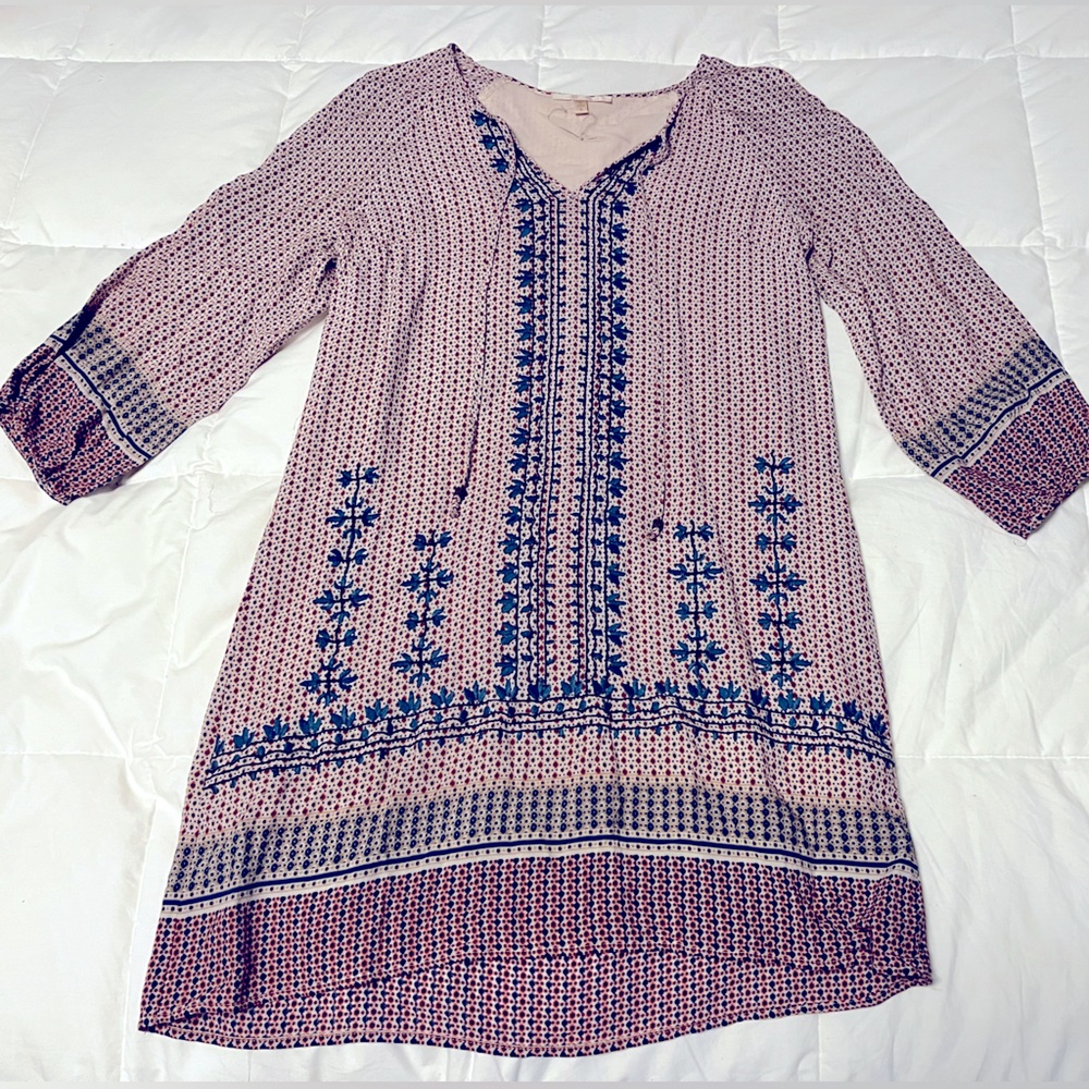 Skies Are Blue embroidered dress tunic size small